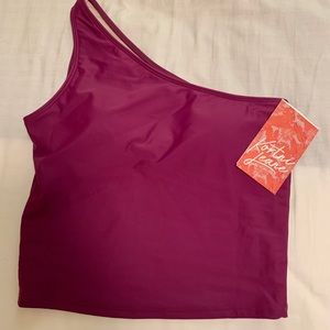 One shoulder-Plum from encore collection